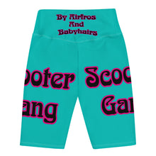 Load image into Gallery viewer, Scooter Gang Iris Blue Biker Shorts