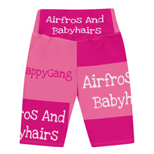 Load image into Gallery viewer, Airfros And Babyhairs Branded White Logo Patch Biker Shorts