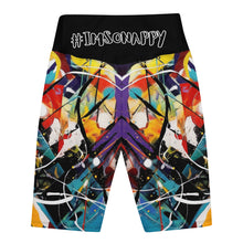 Load image into Gallery viewer, Paint Splatter Biker Shorts
