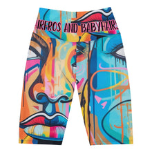 Load image into Gallery viewer, Face Card Graffiti Biker Shorts