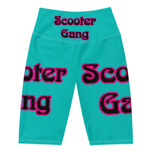 Load image into Gallery viewer, Scooter Gang Iris Blue Biker Shorts