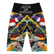 Load image into Gallery viewer, Paint Splatter Biker Shorts