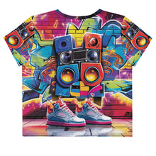 Load image into Gallery viewer, HipHop Inspired Crop Tee Red