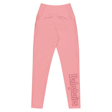 Load image into Gallery viewer, Airfros And Babyhairs Logo WeWak Crossover Leggings With Pockets