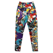 Load image into Gallery viewer, Paint Splatter Crossover Leggings with Pockets