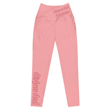 Load image into Gallery viewer, Airfros And Babyhairs Logo WeWak Crossover Leggings With Pockets