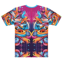 Load image into Gallery viewer, Deep Sky Blue Graffiti Logo Tee