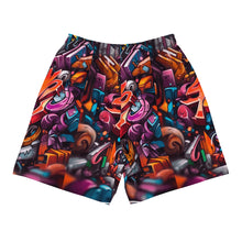 Load image into Gallery viewer, Graffiti Print Athletic Shorts