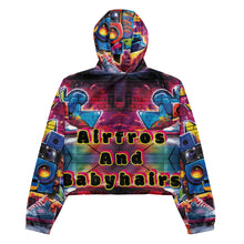 Load image into Gallery viewer, HipHop Inspired Crop Windbreaker Red