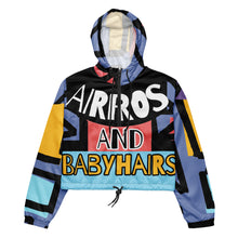Load image into Gallery viewer, Abstract Cropped Windbreaker