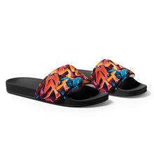 Load image into Gallery viewer, Graffiti Print Mens Slides