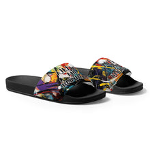 Load image into Gallery viewer, Paint Splatter Logo Men’s slides