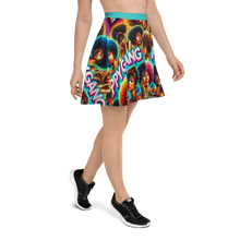 Load image into Gallery viewer, Nappy Gang Female Dark Turquoise Skater Skirt