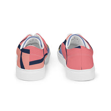 Load image into Gallery viewer, Abstract Women Laced Canvas Shoes