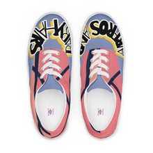 Load image into Gallery viewer, Abstract Women Laced Canvas Shoes