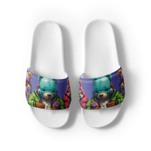 Load image into Gallery viewer, Back To School Bears Trio Slides Chetwode Blue