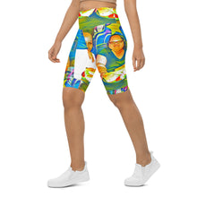 Load image into Gallery viewer, Airfros And Babyhairs Blue Mukbang All Over Print Biking Shorts