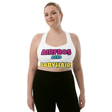 Load image into Gallery viewer, Airfros And Babyhairs Fan Fave One Sports Bra