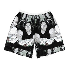 Load image into Gallery viewer, Airfros And Babyhairs Black And White Graphic Shorts