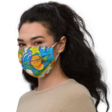 Load image into Gallery viewer, Airfros And Babyhairs Blue Mukbang Print Face Mask (out of stock)
