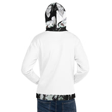 Load image into Gallery viewer, Airfros And Babyhairs White & Black Print Hoodie