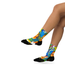 Load image into Gallery viewer, Airfros And Babyhairs Blue Mukbang Ankle Socks (out of stock)