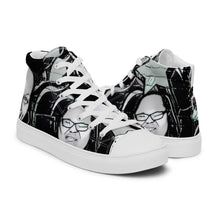 Load image into Gallery viewer, Airfros And Babyhairs Black & White Collection High Top Canvas Sneakers