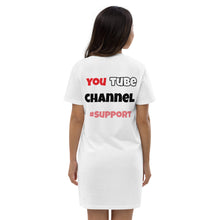 Load image into Gallery viewer, Airfros And Babyhairs Organic cotton t-shirt dress (Black, Heather Grey, Canyon Pink & White out of stock)