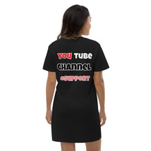 Load image into Gallery viewer, Airfros And Babyhairs Organic cotton t-shirt dress (Black, Heather Grey, Canyon Pink & White out of stock)