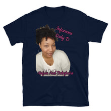Load image into Gallery viewer, Airfros And Babyhairs Infamous Lady D Short Sleeve Shirt