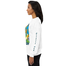 Load image into Gallery viewer, Airfros And Babyhairs Blue Mukbang Print Sweat Shirt