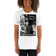 Load image into Gallery viewer, Airfros And Babyhairs Black & White Infamous Tee