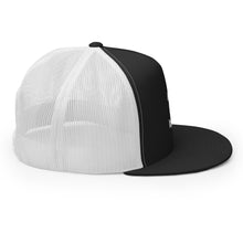 Load image into Gallery viewer, Airfros And Babyhairs Black And White Logo Trucker Cap
