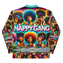 Load image into Gallery viewer, Nappy Gang Female Dark Turquoise Bomber Jacket
