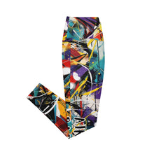 Load image into Gallery viewer, Paint Splatter Crossover Leggings with Pockets
