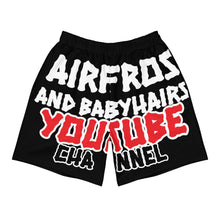 Load image into Gallery viewer, Airfros And Babyhairs Youtube Athletic Shorts
