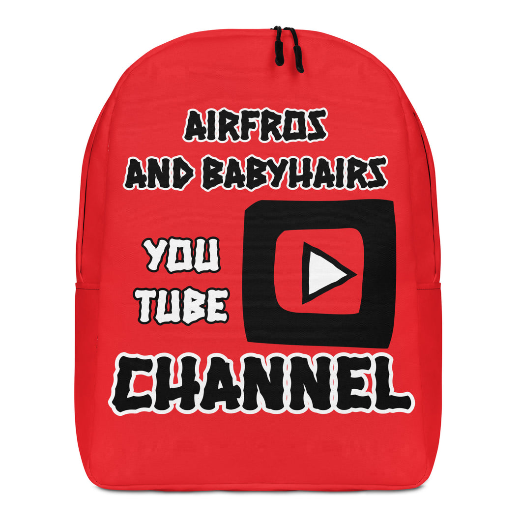 Airfros And Babyhairs Youtube Minimalist Backpack