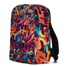 Load image into Gallery viewer, Graffiti Print Minimalist Backpack
