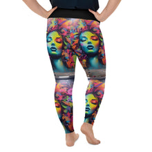 Load image into Gallery viewer, Graffiti Airfro Plus Size Leggings
