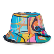 Load image into Gallery viewer, Face Card Graffiti Bucket Hat
