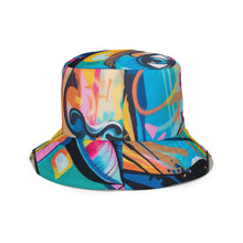 Load image into Gallery viewer, Face Card Graffiti Bucket Hat
