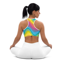 Load image into Gallery viewer, Airfros And Babyhairs Multicolored Logo Sports Bra
