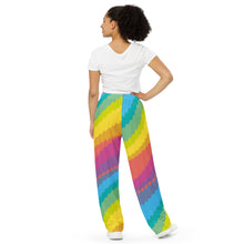 Load image into Gallery viewer, Airfros And Babyhairs Multicolored Logo Wide Leg Pants
