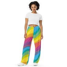 Load image into Gallery viewer, Airfros And Babyhairs Multicolored Logo Wide Leg Pants
