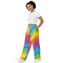 Load image into Gallery viewer, Airfros And Babyhairs Multicolored Logo Wide Leg Pants
