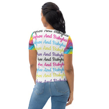 Load image into Gallery viewer, Airfros And Babyhairs Multicolored Logo Tee
