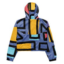 Load image into Gallery viewer, Abstract Cropped Windbreaker
