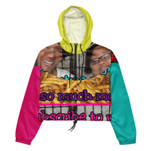 Load image into Gallery viewer, Airfros And Babyhairs Mukbang Original Crop Windbreaker
