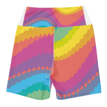 Load image into Gallery viewer, Airfros And Babyhairs Multicolored Logo Yoga Shorts
