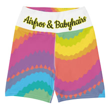 Load image into Gallery viewer, Airfros And Babyhairs Multicolored Logo Yoga Shorts
